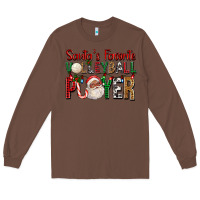 Chestnut afro santa's favorite volleyball player for christ Long Sleeve Tee - FaDigitalArtStudio