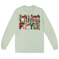 Matcha afro santa's favorite volleyball player for christ Long Sleeve Tee - FaDigitalArtStudio