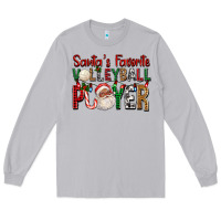 Moon Dust afro santa's favorite volleyball player for christ Long Sleeve Tee - FaDigitalArtStudio