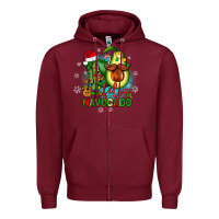 Burgundy feliz navocado Zipper Hoodie - JahusDesignShop