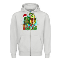 Dove Grey feliz navocado Zipper Hoodie - JahusDesignShop