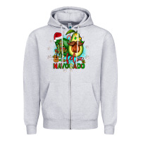 Heather Grey feliz navocado Zipper Hoodie - JahusDesignShop