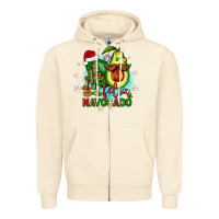 Sandshell feliz navocado Zipper Hoodie - JahusDesignShop