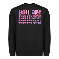 Black you are valentine Heavyweight Sweatshirt - MaliasSmallBusiness