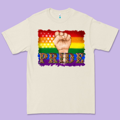Lgbtq  Flag And Hand Pride Premium Tee Designed By Artiststas
