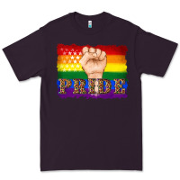 Plum lgbtq  flag and hand pride Premium Tee - Artiststas