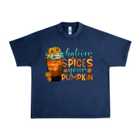 Navy whatever spices your pumpkin Urban Heavy Tee - Zillion Design Studio