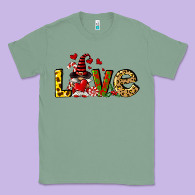 Love Gnomes Classic Tee Designed By Fadigitalartstudio