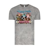 Cloud Rock Happy Easter Heifers Vintage Tee - RanaPortraitStore