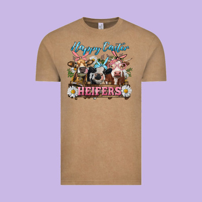 Vintage Tee Happy Easter Heifers
