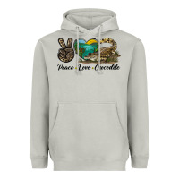 Moon Dust Peace Love Crocodile Heavyweight Hoodie - LillyAllenDesigns