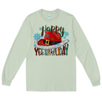 Matcha happy yeehawliday Long Sleeve Tee - CowhideDigitalArt