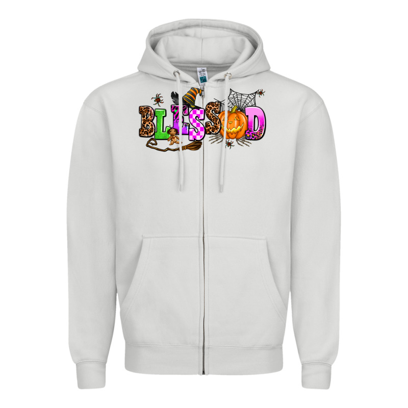 Halloween Blessed Zipper Hoodie by AdoDesignShop | Teevron