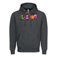 Smoke halloween blessed Zipper Hoodie - AdoDesignShop