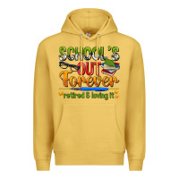 Antique Gold schools out forever Premium Hoodie - NancyCooperArtShop