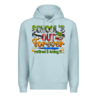 Blue Mist schools out forever Premium Hoodie - NancyCooperArtShop