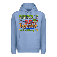 Colony Blue schools out forever Premium Hoodie - NancyCooperArtShop
