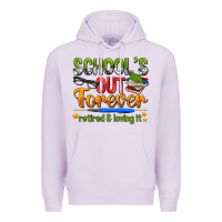 Lilac schools out forever Premium Hoodie - NancyCooperArtShop
