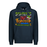 Navy schools out forever Premium Hoodie - NancyCooperArtShop