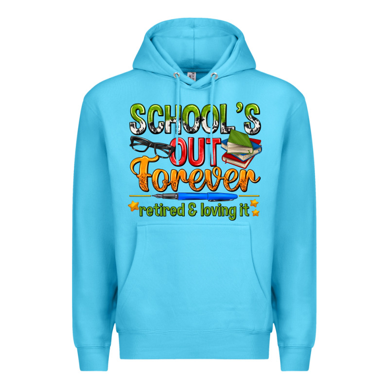 Schools Out Forever Premium Hoodie by NancyCooperArtShop | Teevron