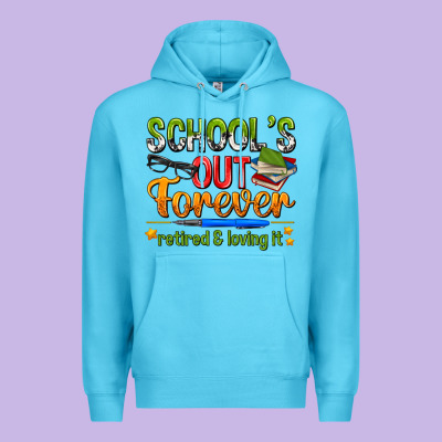 Schools Out Forever Premium Hoodie Designed By Nancycooperartshop