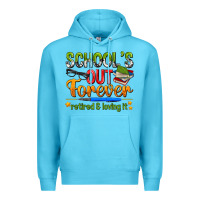Ocean Blue schools out forever Premium Hoodie - NancyCooperArtShop