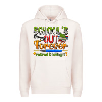 Pale Pink schools out forever Premium Hoodie - NancyCooperArtShop