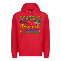 Red schools out forever Premium Hoodie - NancyCooperArtShop