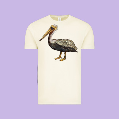 Louisiana State Bird Pelican Vintage Tee Designed By Barkaloodesign