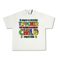 Pistachio it takes a special teacher to hear what a child cant say tbw Urban Heavy Tee - texasbilliewilder