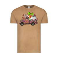 Vintage Camel happy easter pink truck with bunny Vintage Tee - RanaPortraitStore