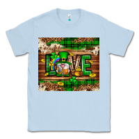 Dusty Blue St. patrick's day love gnome tumbler Classic Tee - Neo Western