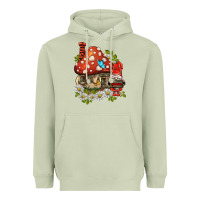 Matcha welcome gnome ladybug Heavyweight Hoodie - BarkalooDesign