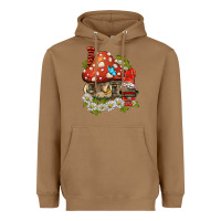 Toasted Coconut welcome gnome ladybug Heavyweight Hoodie - BarkalooDesign