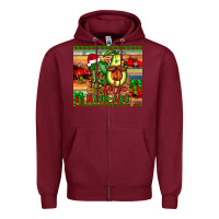 Burgundy feliz navocado Zipper Hoodie - JahusDesignShop