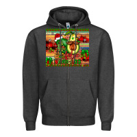 Charcoal Heather feliz navocado Zipper Hoodie - JahusDesignShop