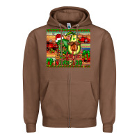 Chestnut feliz navocado Zipper Hoodie - JahusDesignShop