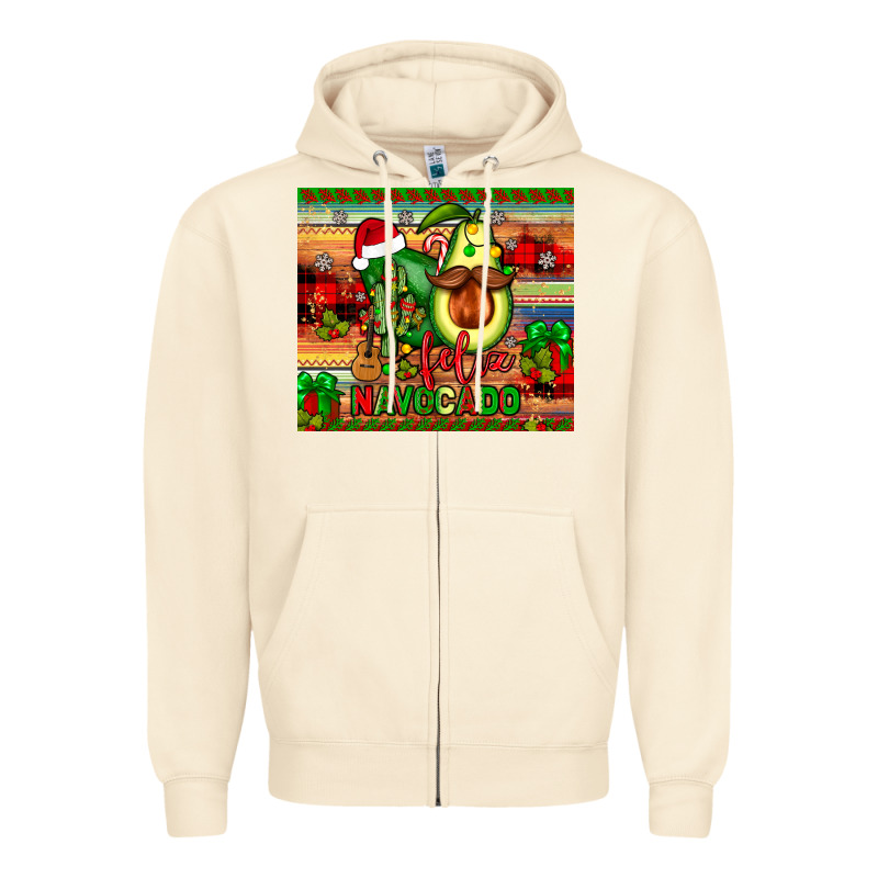 Feliz Navocado Zipper Hoodie by JahusDesignShop | Teevron
