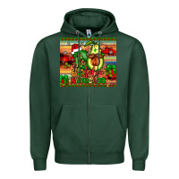 Sports Green feliz navocado Zipper Hoodie - JahusDesignShop