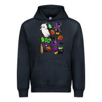 Navy cute ghost Urban Hoodie - LillyAllenDesigns