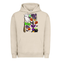 Pigment French Oak cute ghost Urban Hoodie - LillyAllenDesigns