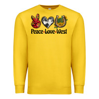 Lemon peace love west Premium Sweatshirt - BarkalooDesign