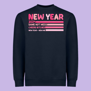 2024 New Year Heavyweight Sweatshirt Designed By Maliassmallbusiness
