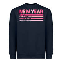 Navy 2024 new year Heavyweight Sweatshirt - MaliasSmallBusiness