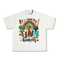 Pistachio it s a good day tiny humans Urban Heavy Tee - texasbilliewilder