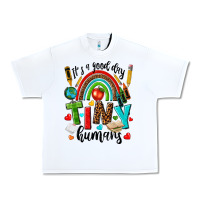 White it s a good day tiny humans Urban Heavy Tee - texasbilliewilder