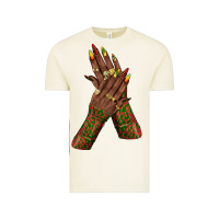 Juneteenth Nail Art With Afro Hand Vintage Tee | Teevron