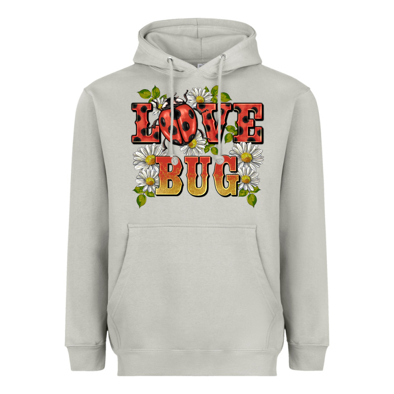 Ladybug Love Bug Heavyweight Hoodie by BarkalooDesign | Teevron