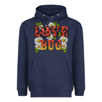 Navy ladybug love bug Heavyweight Hoodie - BarkalooDesign