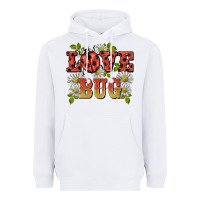 White ladybug love bug Heavyweight Hoodie - BarkalooDesign